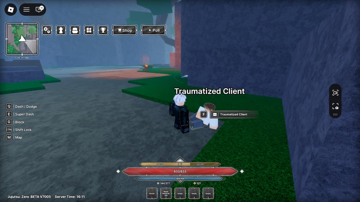 Obtenez des dossiers dans Jujutsu Zero