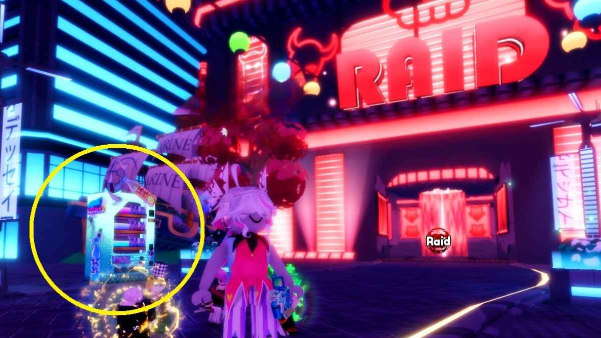 Surcharge d'anime du distributeur automatique 2