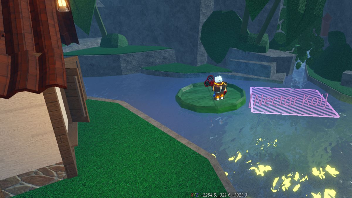 Emplacement du bâton de serment verdoyant