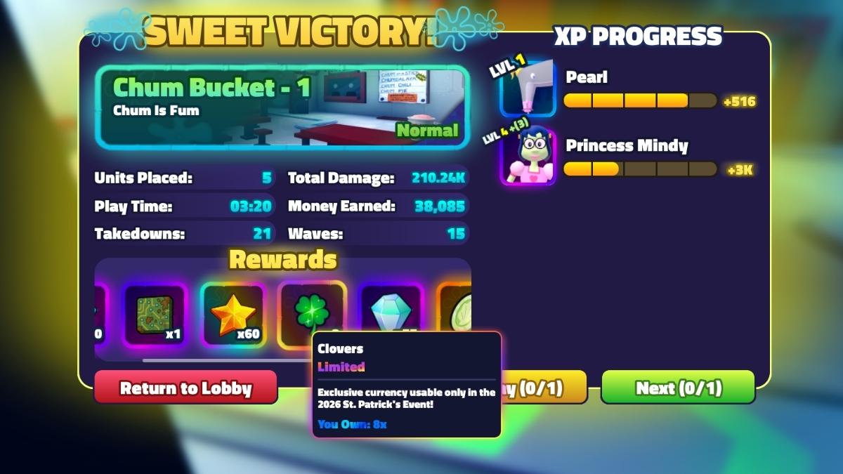 Trèfles dans Bob l'éponge TD