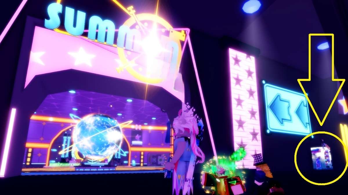 Emplacement du distributeur automatique dans Anime Overload 1