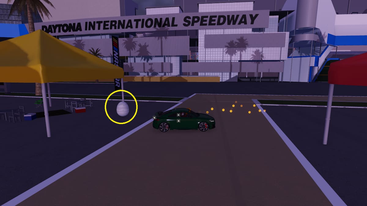 Un œuf de Pâques dans Driving Empire