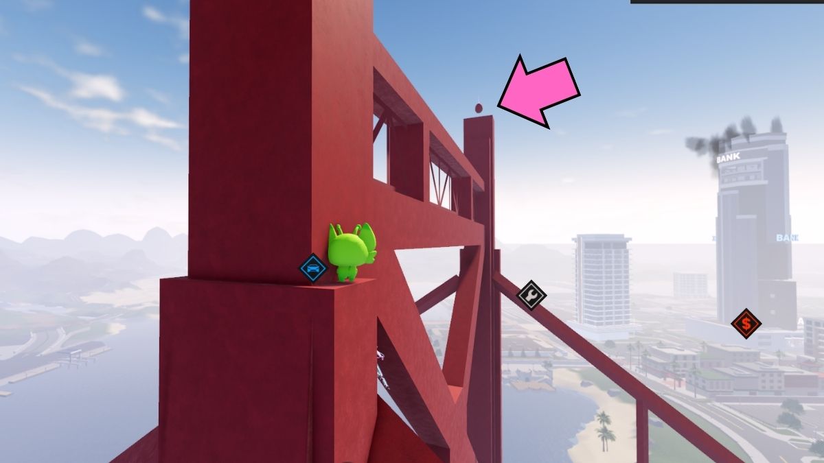 Gros œuf rouge dans la chasse à Pâques