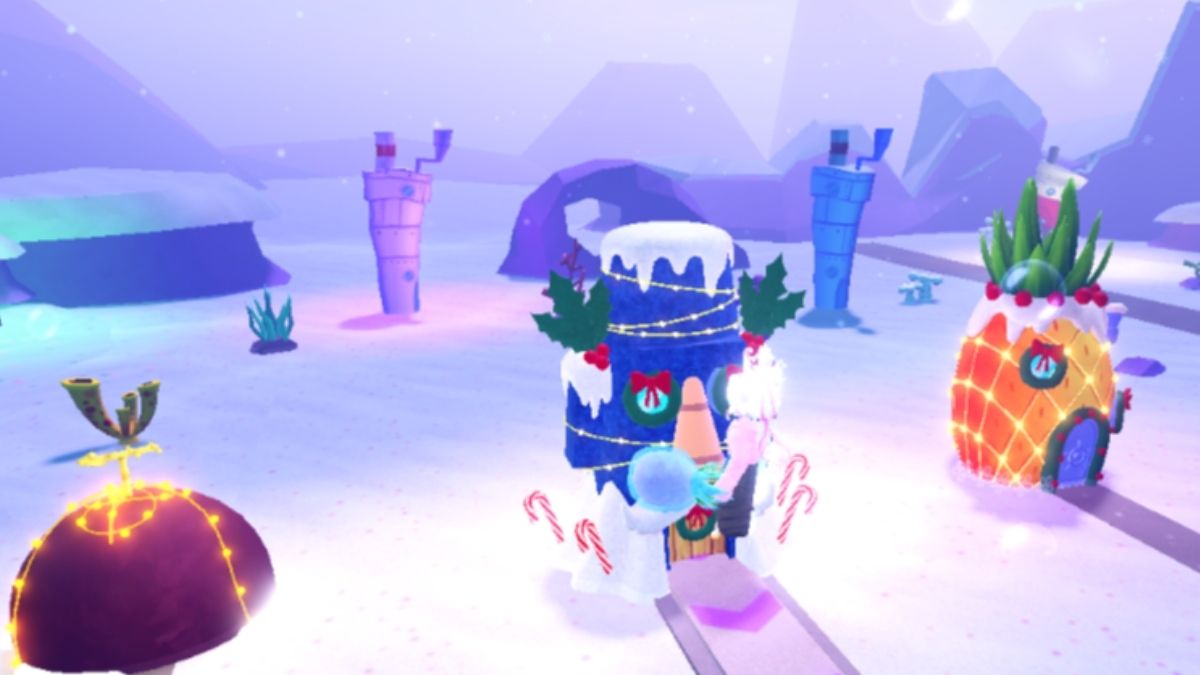 Emplacement des œufs d'ananas congelés dans Bob l'éponge TD