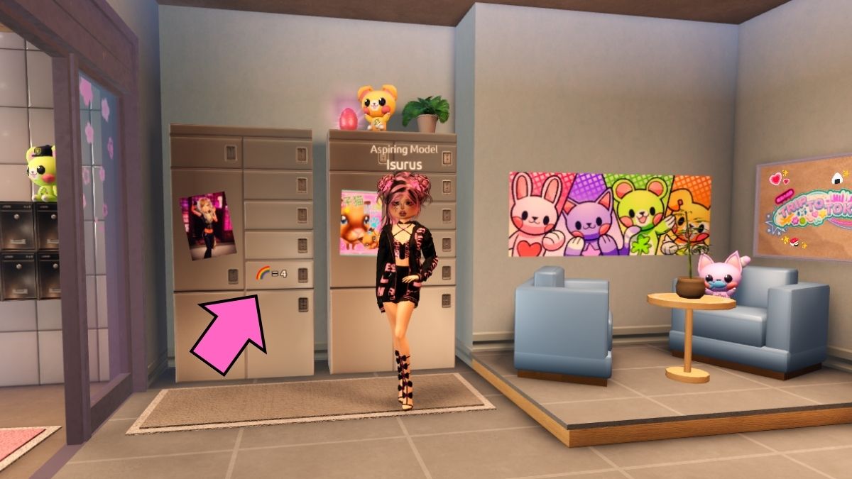 Emplacement des emoji dans le hall de Lana