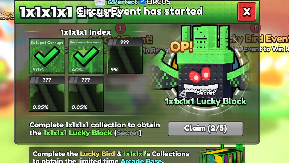 1x1x1x1 Événement BALB