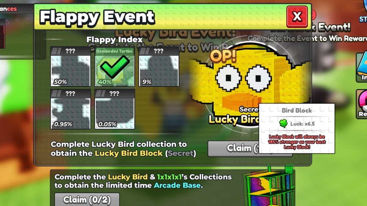 Toutes les récompenses d'événement BALB