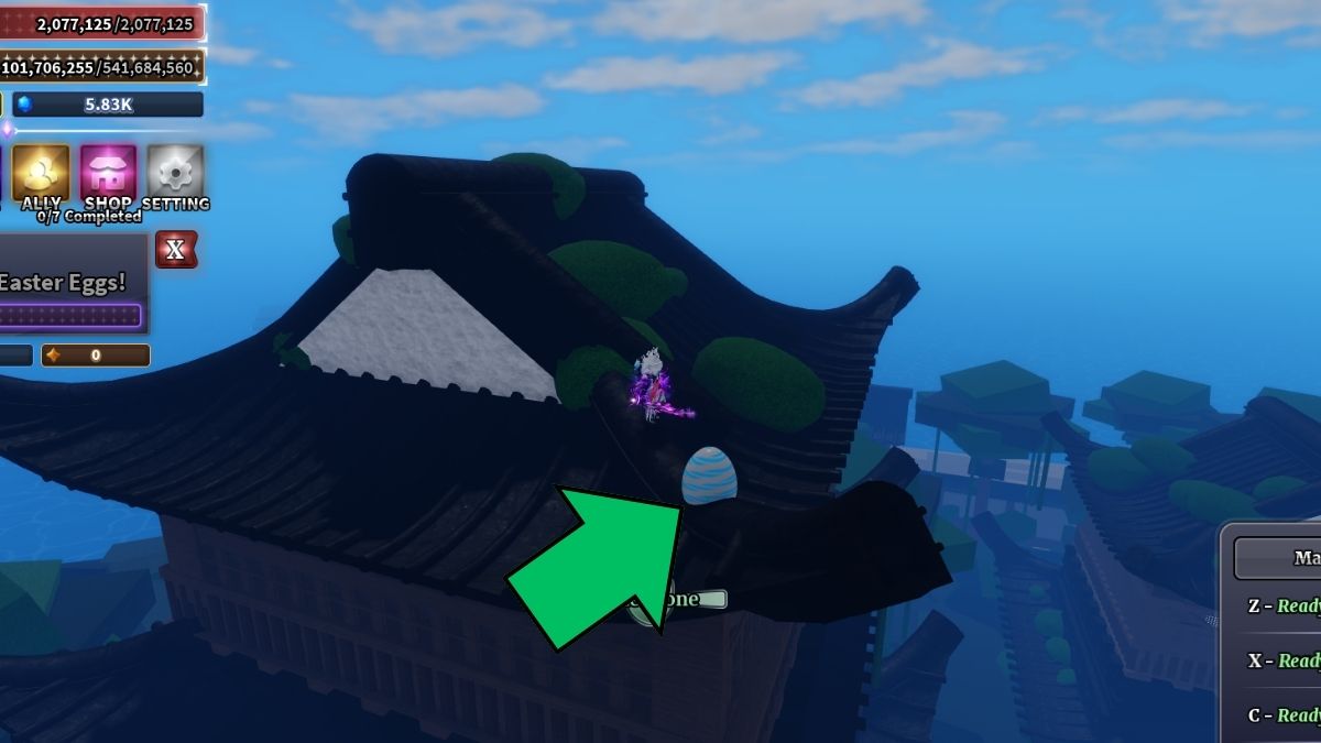 Oeuf caché de Sailor Island