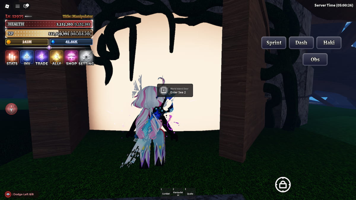 Portail Sea 2 dans Sailor Piece