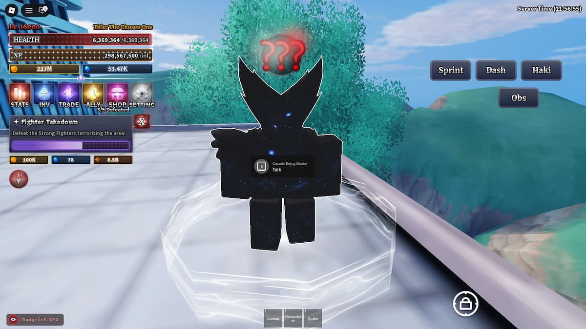 Débloquez Cosmic Being F Move dans Sailor Piece