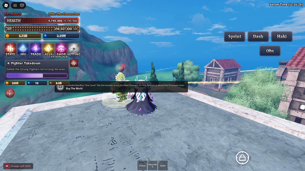 Obtenez le monde dans Sailor Piece