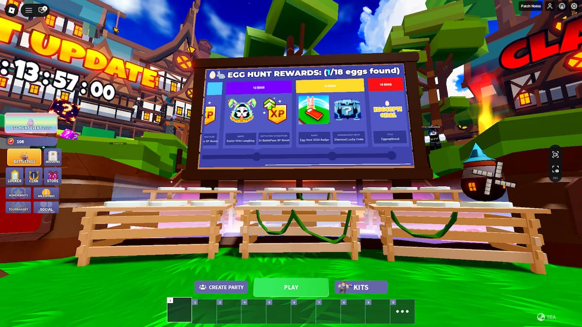 Récompenses des œufs de Pâques Bedwars