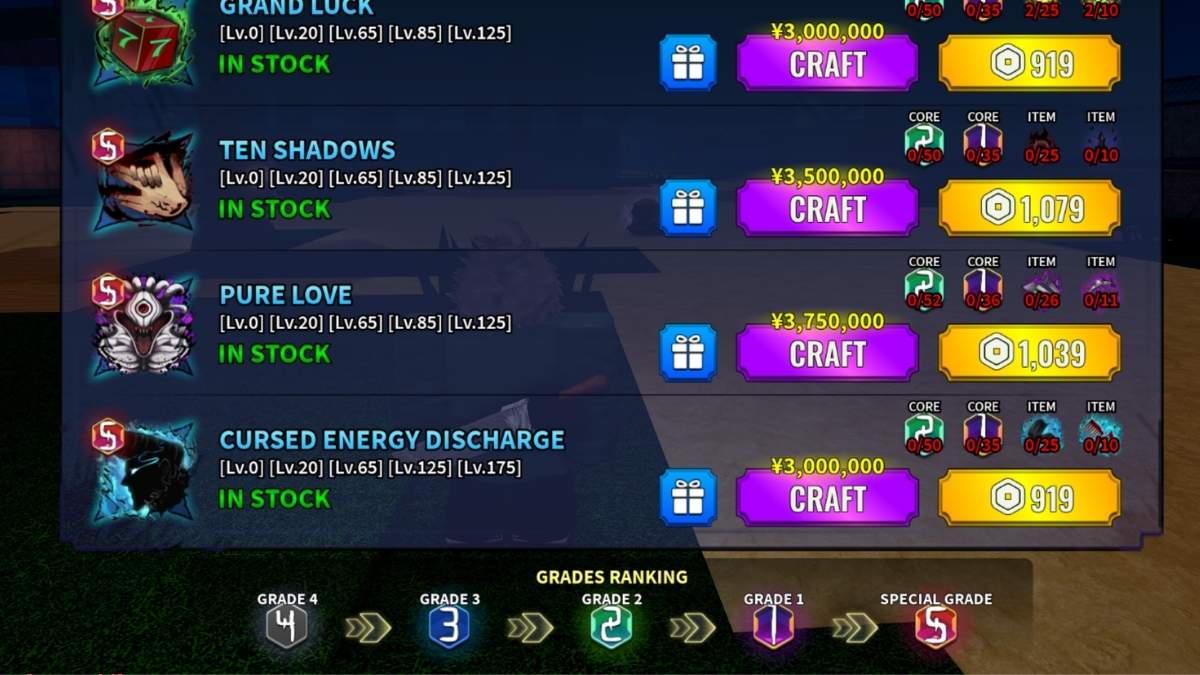 Décharge d'énergie maudite dans Kaizen Roblox