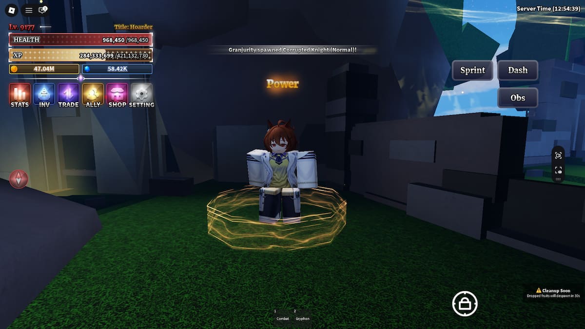 PNJ Maître de Pouvoir dans Sailor Piece