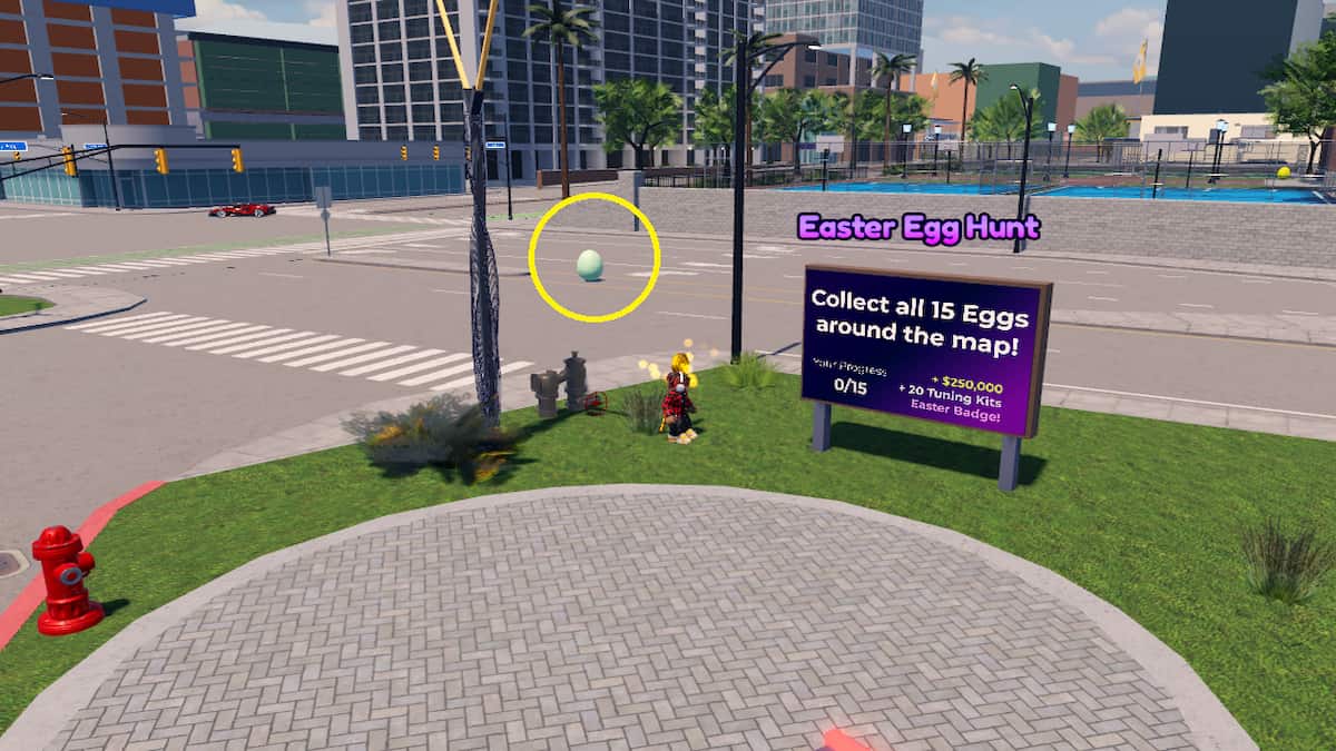 Un œuf de Pâques dans Driving Empire