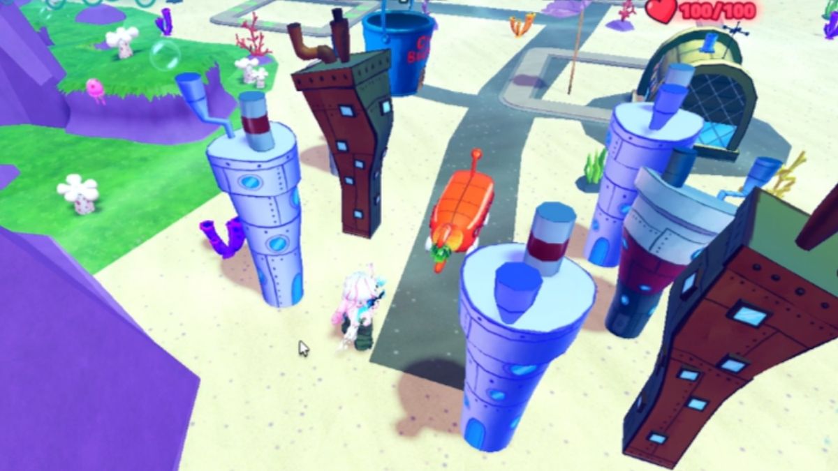 Chasse aux œufs d'élite dans les emplacements Bob l'éponge TD