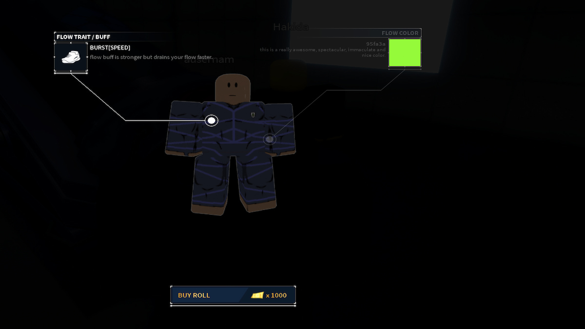 Le menu de sélection de flux dans Locked 2