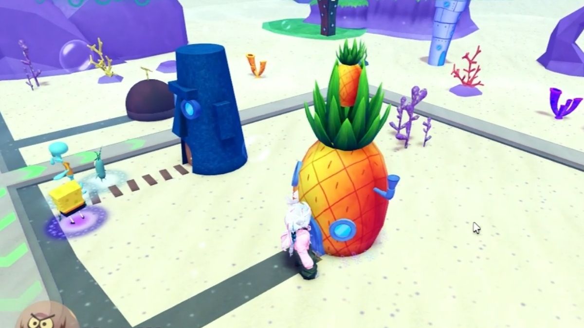 Emplacement des œufs de chasse aux œufs de Pâques de Bob l'éponge