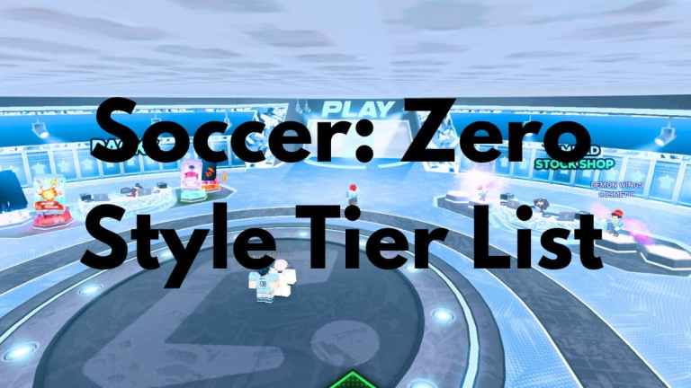 Liste des niveaux de style Soccer Zero – Roblox