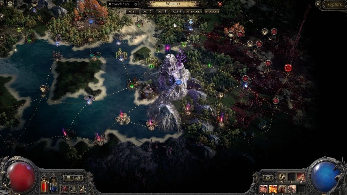 Zone de violation de l'Atlas dans PoE 2