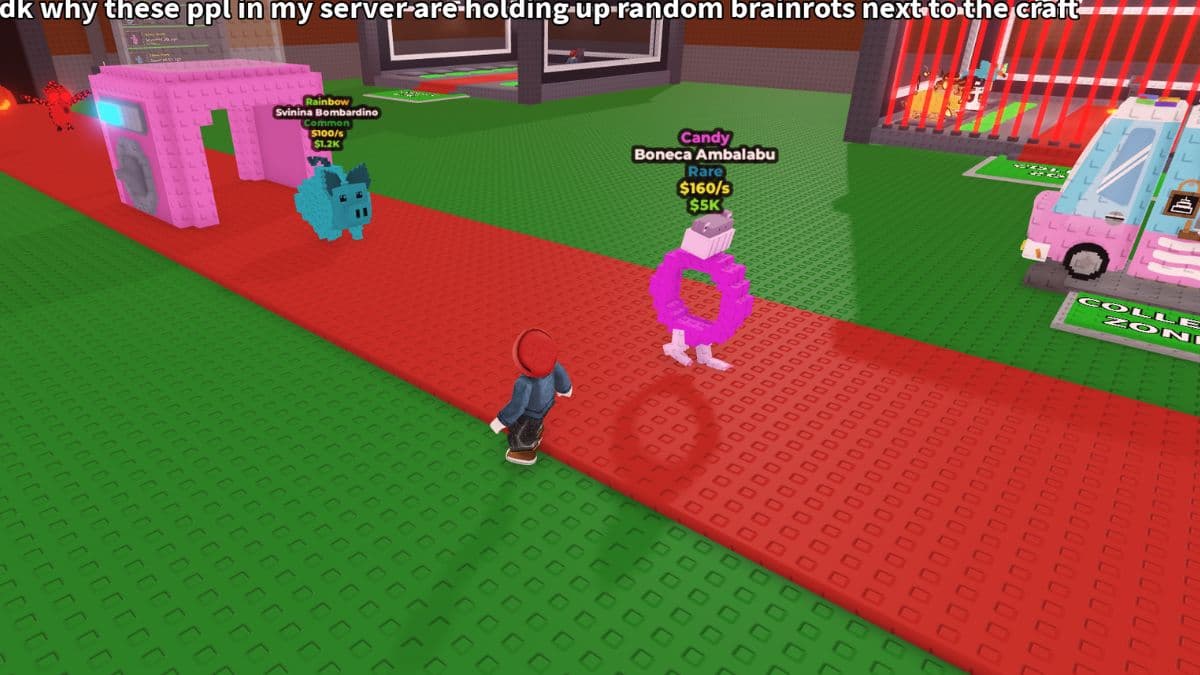 Plusieurs Brainrots mutés apparus lors de l'événement Mutation Rain dans Steal a Brainrot