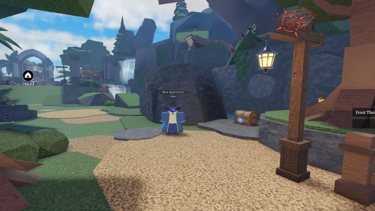 Emplacement de l'un des coffres dans Wizard Alchemy