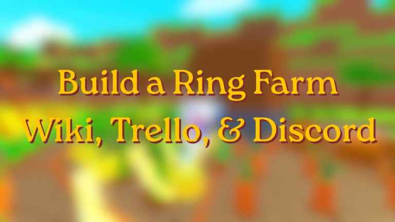 Créez un wiki Ring Farm, Trello et Discord