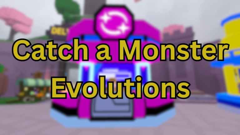 Attrapez un guide des évolutions de monstres