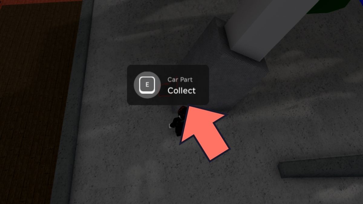 Emplacement de la partie 2 de la voiture dans Car Dealership Tycoon