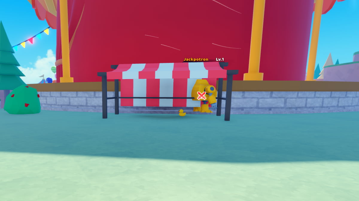 Un canard en caoutchouc dans Catch A Monster