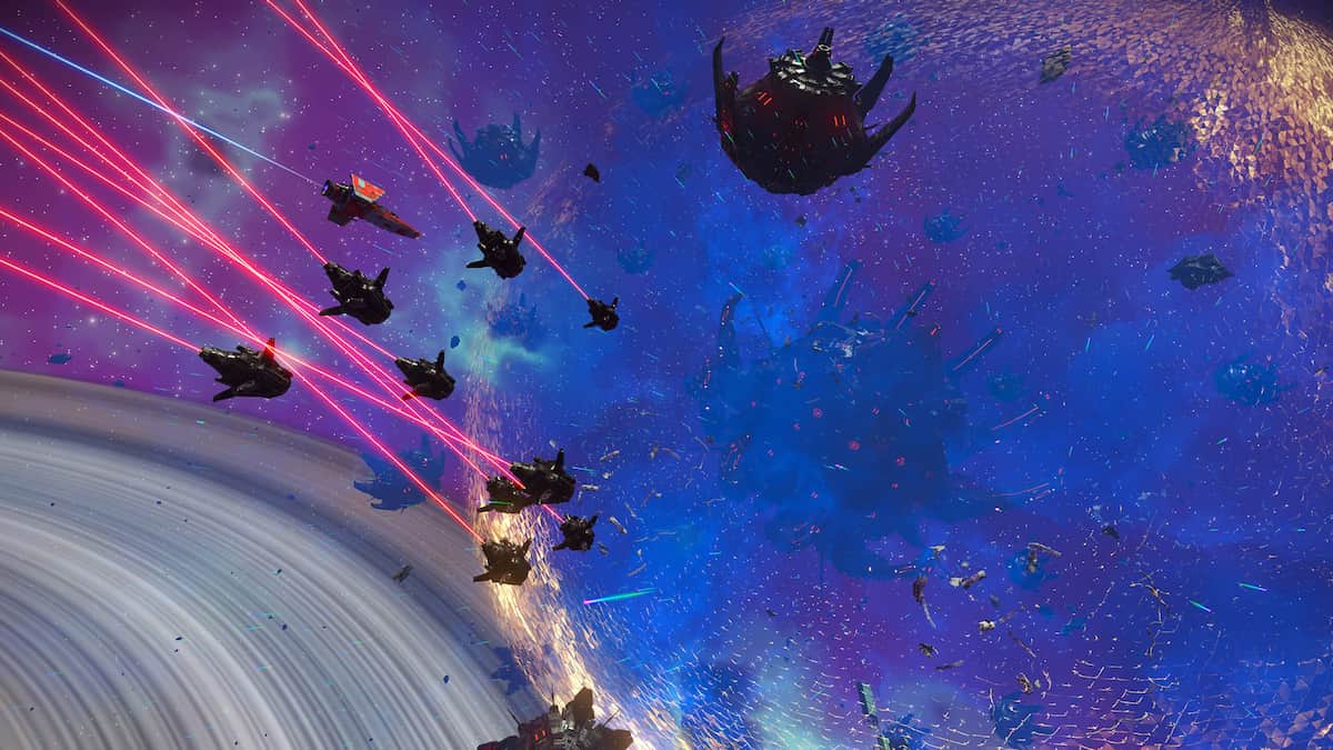 No Man's Sky Swarm ennemis dans l'espace
