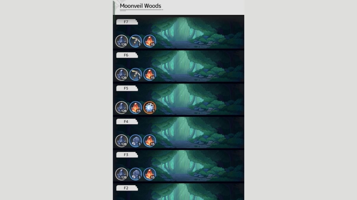 Étages d’ascension Fantasia dans Sword X Staff