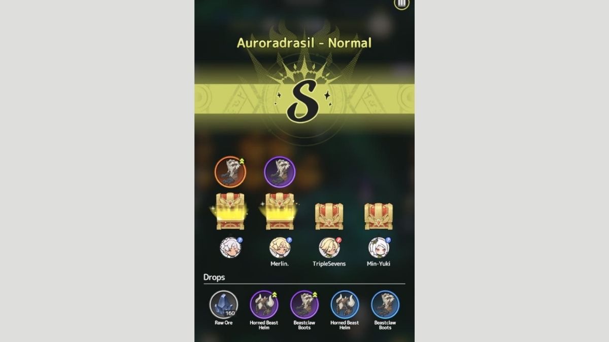Obtenir de l'équipement légendaire en nettoyant un donjon dans Sword X Staff