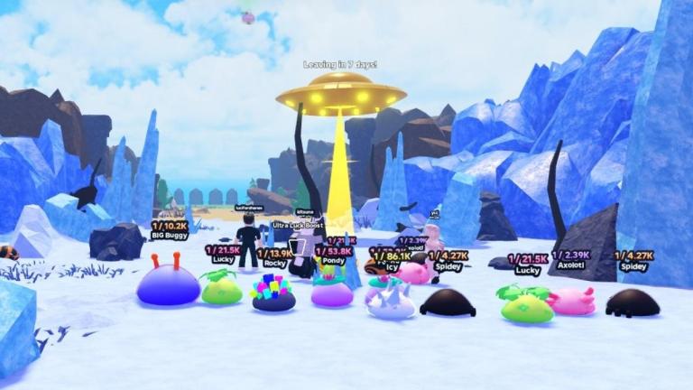 Guide de mise à jour des ovnis Slime RNG