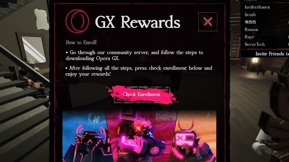 Événement de récompenses Forsaken GX Opera