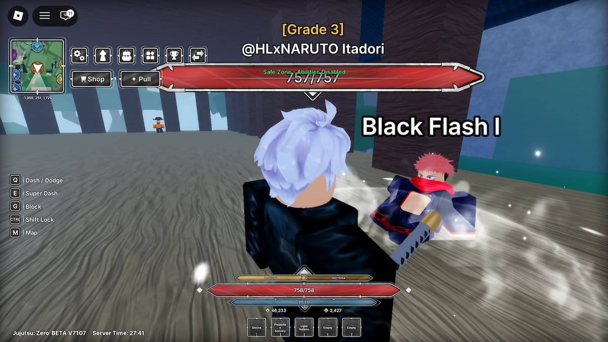 Comment obtenir un flash noir dans Jujutsu Zero