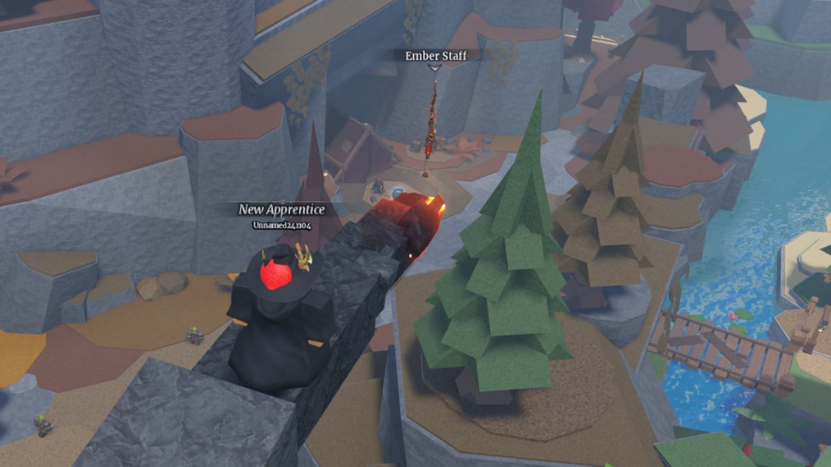 Ember Staff, la meilleure baguette de Wizard Alchemy