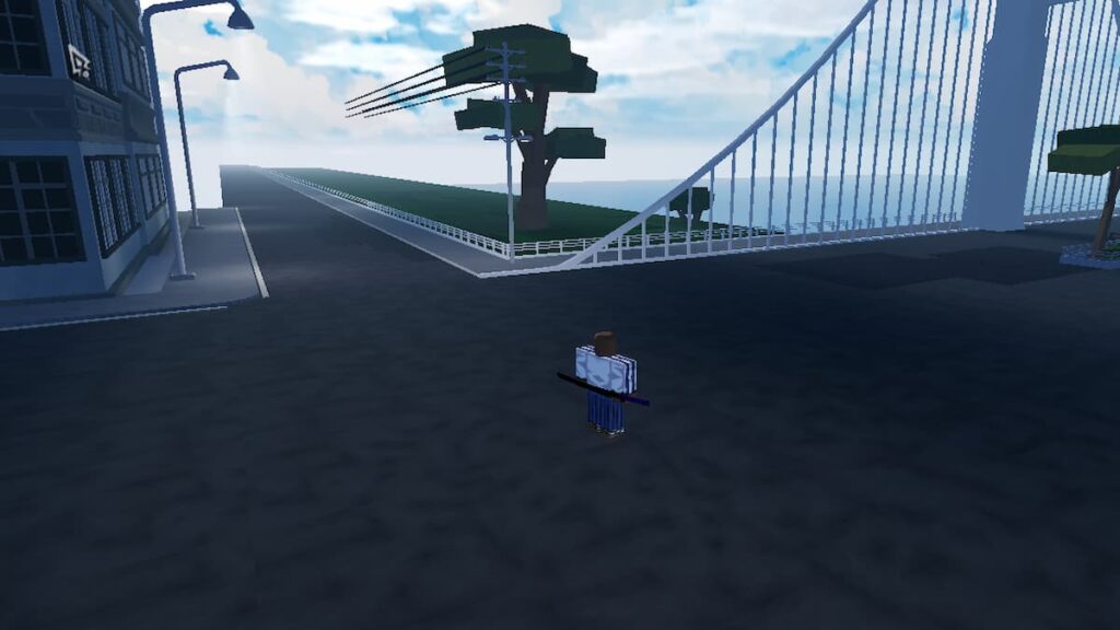 The Karakura Town Bridge in Roblox