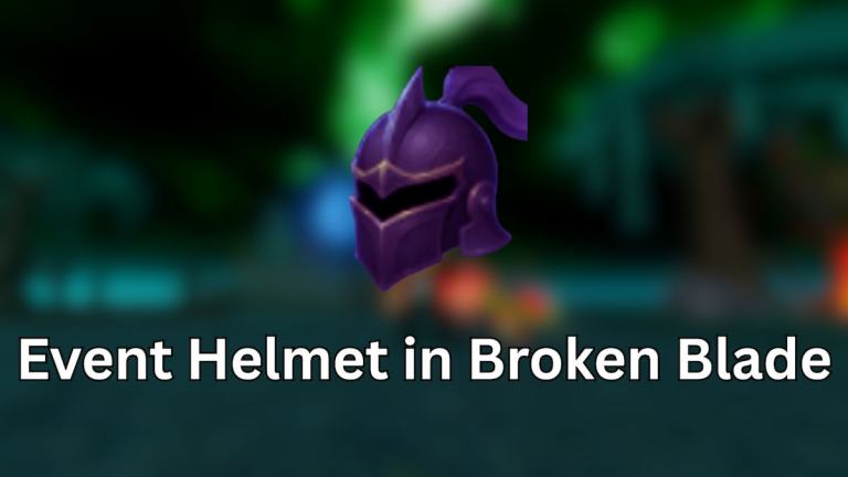 Comment obtenir un casque d'événement dans Broken Blade