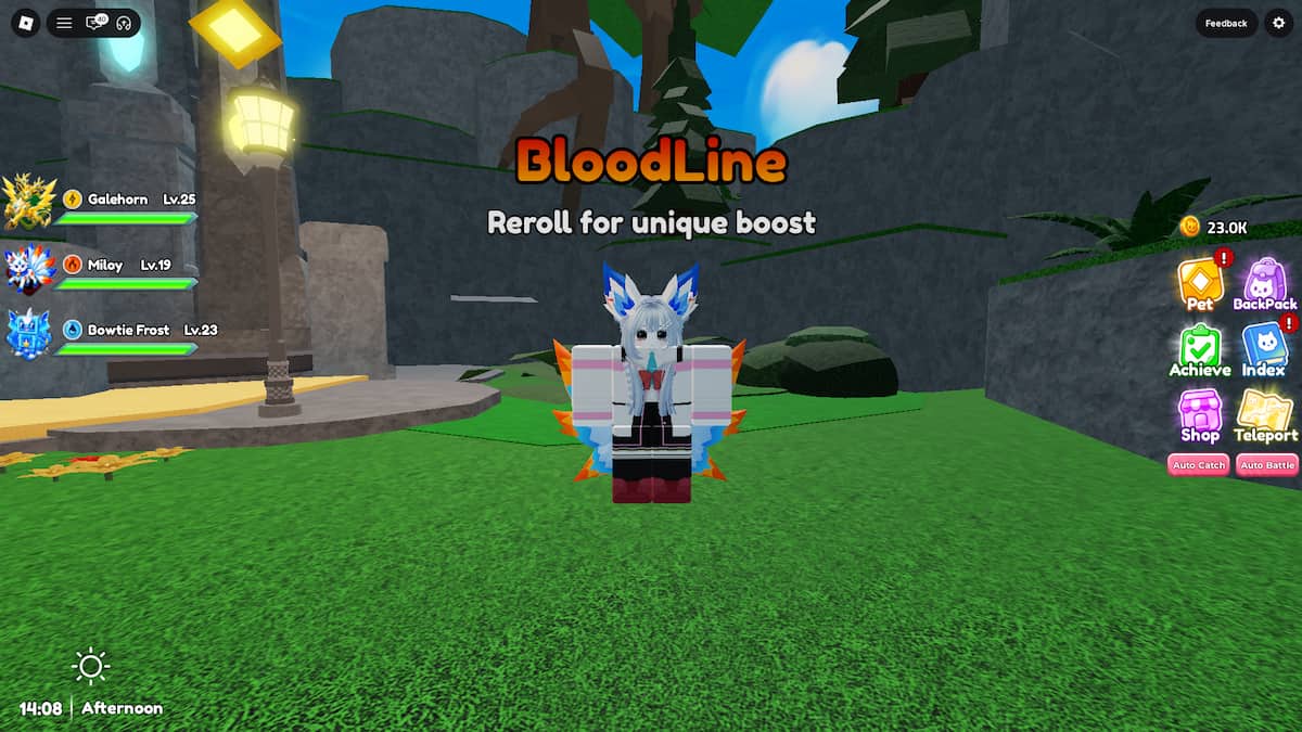 image du PNJ Bloodline dans Blox Monsters