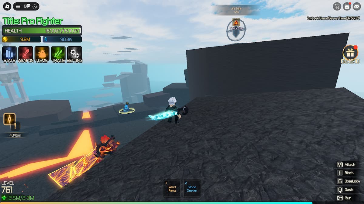 image montrant l'emplacement de l'autel Life Steal sur Jotunheim