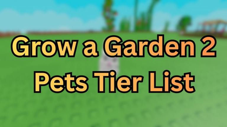 Grow a Garden 2 Pets Tier List – Tous les animaux classés