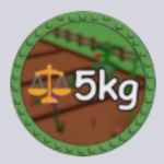 Cultivez un jardin 2 Badge fruit de 5 kg