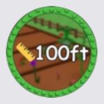 Cultivez un badge de plante Garden 2 de 100 pieds