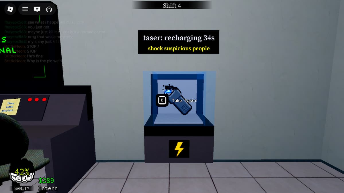 image montrant le Taser dans un hôpital vétérinaire
