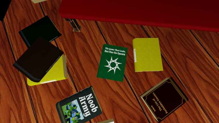 Tous les livres en 3 volumes dans Clean the Library – Roblox