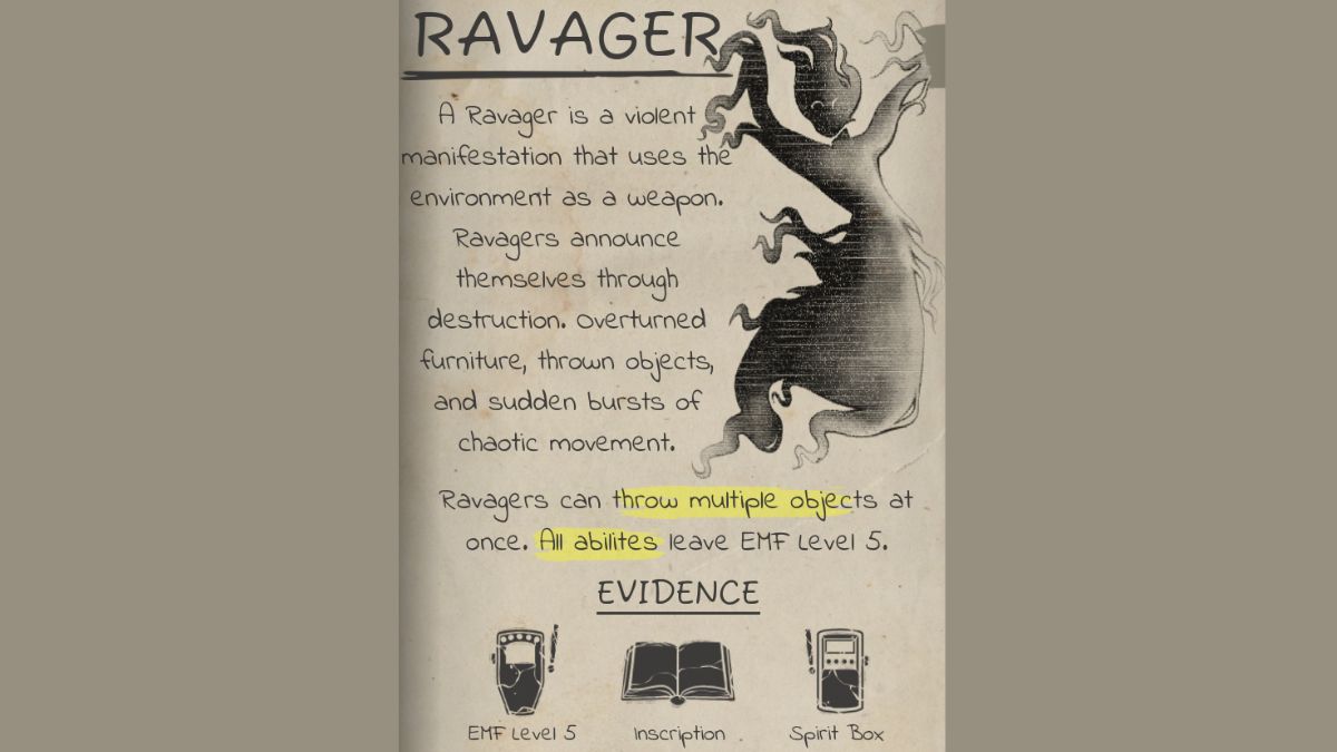 Démonologie des fantômes ravageurs