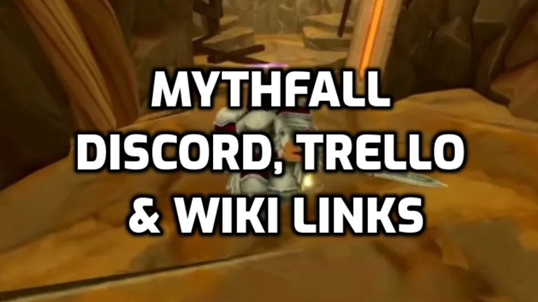 Roblox MythFall Discord, liens Trello et Wiki